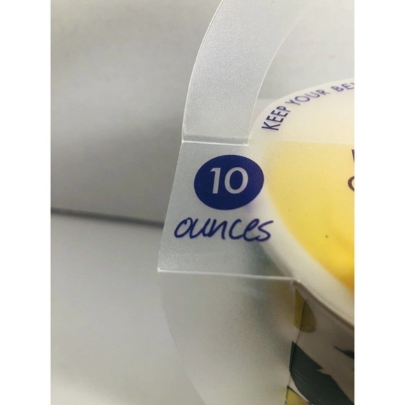 Eco One Double Wall Ceramic Mug Banana Tropical Pattern 10 Ounce NEW - Picture 5 of 8